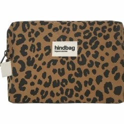 Hindbag Trousse de toilette Leon Léopard Cannelle