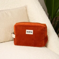 Hindbag Trousse de toilette Leon Velours Brique