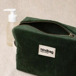 Hindbag Trousse de toilette Leon Velours Sapin