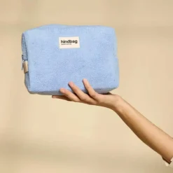 Hindbag Trousse de toilette Leon en éponge Bleu