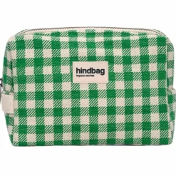 Hindbag Trousse de toilette Leon Vichy Vert