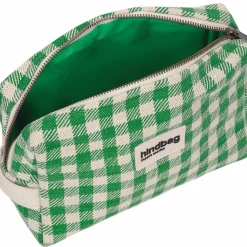 Hindbag Trousse de toilette Leon Vichy Vert