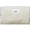 BEBEL Trousse de toilette mini velours beige