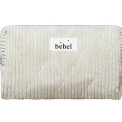 BEBEL Trousse de toilette mini velours beige