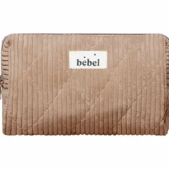 BEBEL Trousse de toilette mini Velours noisette