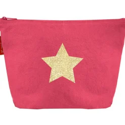 Les Griottes Trousse de toilette rose grenadine (personnalisable)