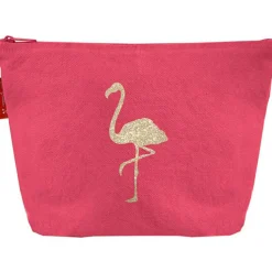 Les Griottes Trousse de toilette rose grenadine (personnalisable)