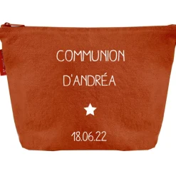 New Trousse de toilette terracotta (personnalisable) Vanity / Trousse De Toilette