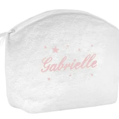 ANVIE Trousse de toilette étoile rose (personnalisable)