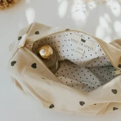 Rose in April Trousse de toilette Vic Cœur sable