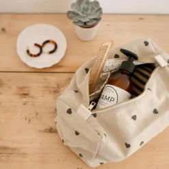 Rose in April Trousse de toilette Vic Cœur sable