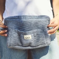 Outlet Trousse de toilette Wavy gris clair Vanity / Trousse De Toilette