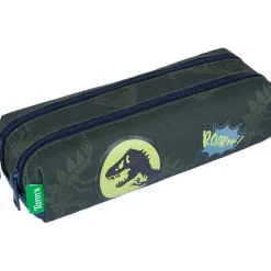 Sale Trousse double Les Fantaisies Timothée Kaki Trousse Scolaire