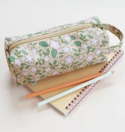 Sale Trousse scolaire Fleurs rose Trousse Scolaire