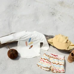 Clearance T-shirt anti-UV 4 Planches écru (07-12 mois) Vêtement Anti-Uv