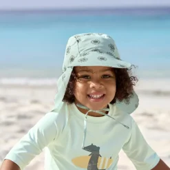 Lässig T-shirt anti-UV Crocodile vert écume (13-18 mois)