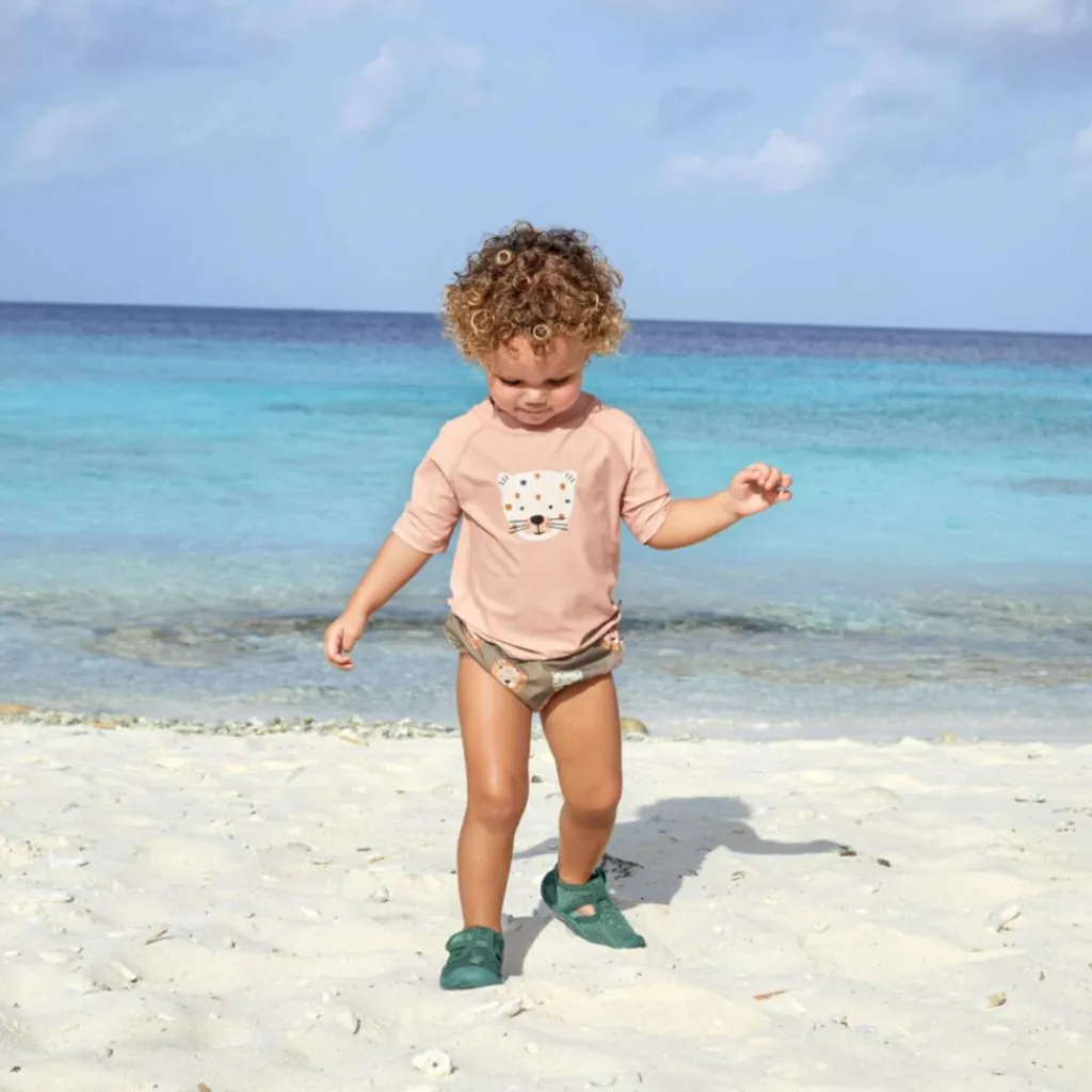 Best T-shirt anti-UV Leopard pink (19-24 mois) Vêtement Anti-Uv