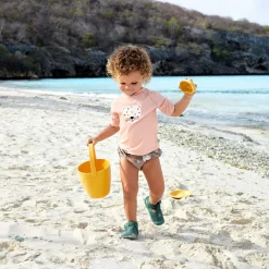 Lässig T-shirt anti-UV Leopard pink (7-12 mois)