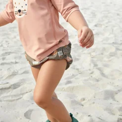 Lässig T-shirt anti-UV Leopard pink (7-12 mois)