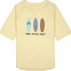 Lässig T-shirt anti-UV Planches de surf vanille (19-24 mois)