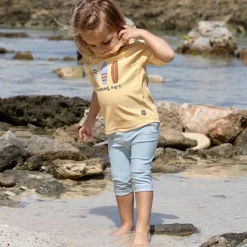 Lässig T-shirt anti-UV Planches de surf vanille (19-24 mois)