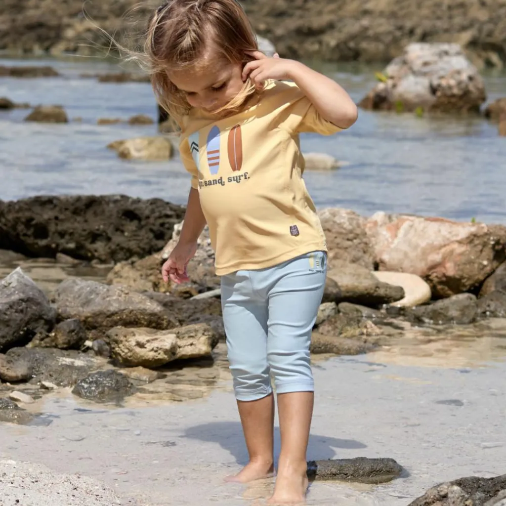Lässig T-shirt anti-UV Planches de surf vanille (19-24 mois)