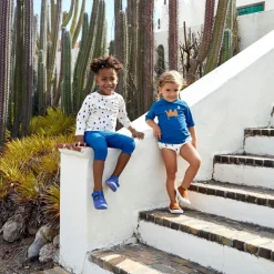 Hot T-shirt anti-UV Spots blue-nature (25-36 mois) Vêtement Anti-Uv