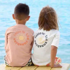 Lässig T-shirt anti-UV Sunshine écru (19-24 mois)