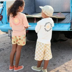 Lässig T-shirt anti-UV Sunshine écru (19-24 mois)