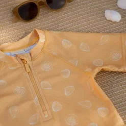 Discount T-shirt de bain anti-UV manches courtes Seashells Sunny Yellow (1-2 ans) Vêtement Anti-Uv