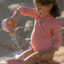 Little Dutch T-shirt de bain anti-UV manches longues Ocean Treasures Rouge (1-2 ans)