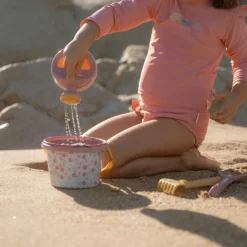 Little Dutch T-shirt de bain anti-UV manches longues Ocean Treasures Rouge (1-2 ans)