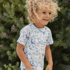 T-shirt de bain anti-UV manches longues Seashells (3-4 ans) Vêtement Anti-Uv