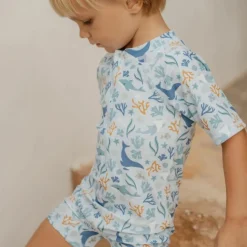 T-shirt de bain anti-UV manches longues Seashells (3-4 ans) Vêtement Anti-Uv