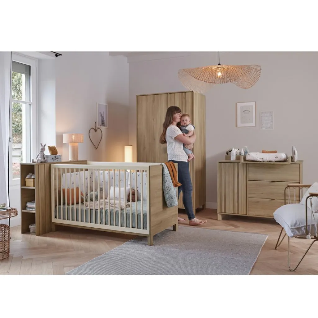 Sale Tête cosy pour lit 70x140 cm Calypso Lit À Barreaux