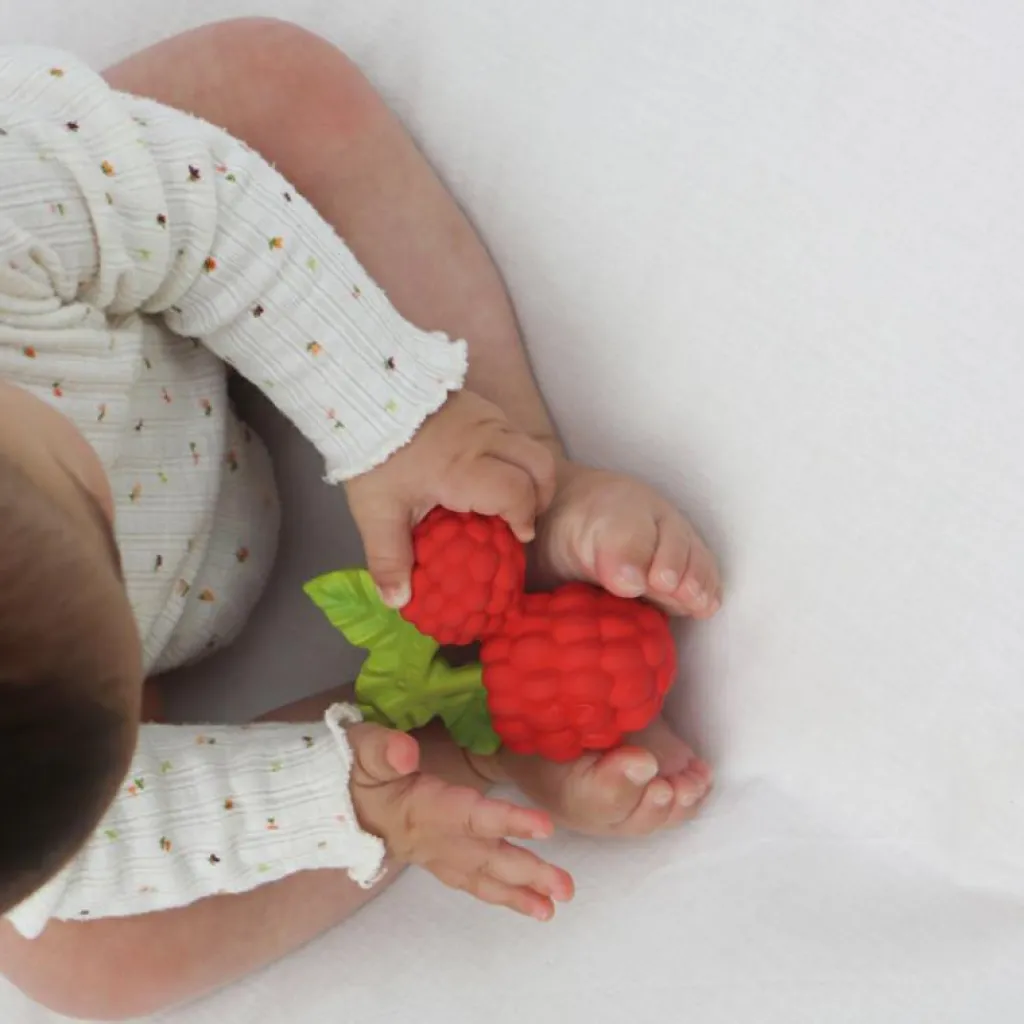 Clearance Valery la framboise en latex d'hévéa Jouet / Anneau De Dentition