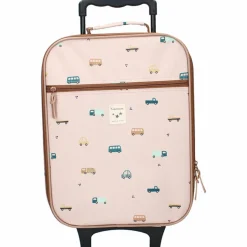 Enfant Kidzroom Valise à roulettes enfant Voitures beige