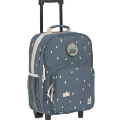 Enfant Lässig Valise à roulettes Happy Prints bleu nuit