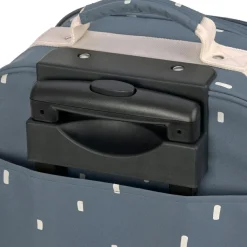 Enfant Lässig Valise à roulettes Happy Prints bleu nuit