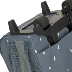 Enfant Lässig Valise à roulettes Happy Prints bleu nuit