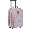 Best Valise à roulettes Little Gang Mauve Enfant Valise Enfant