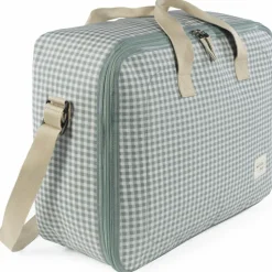 New Valise de maternité I love vichy vert Valise Et Sac Maternité