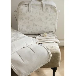 Pasito a pasito Valise de maternité Toile de Jouy Cream
