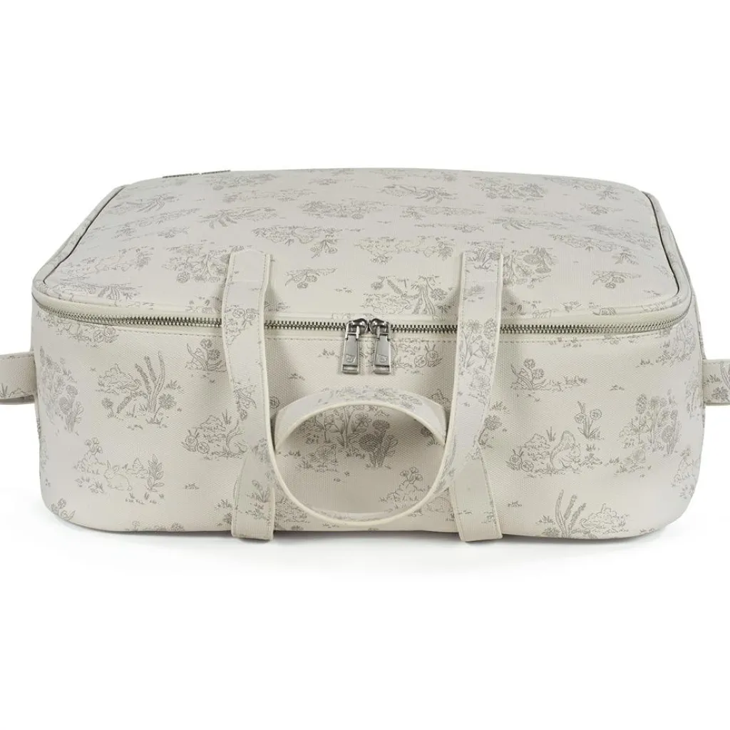 Pasito a pasito Valise de maternité Toile de Jouy Cream