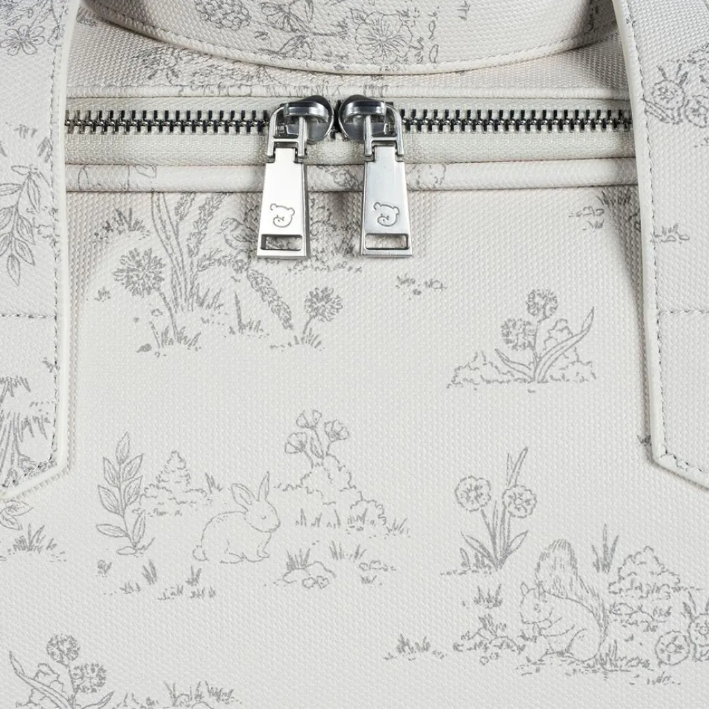 Pasito a pasito Valise de maternité Toile de Jouy Cream