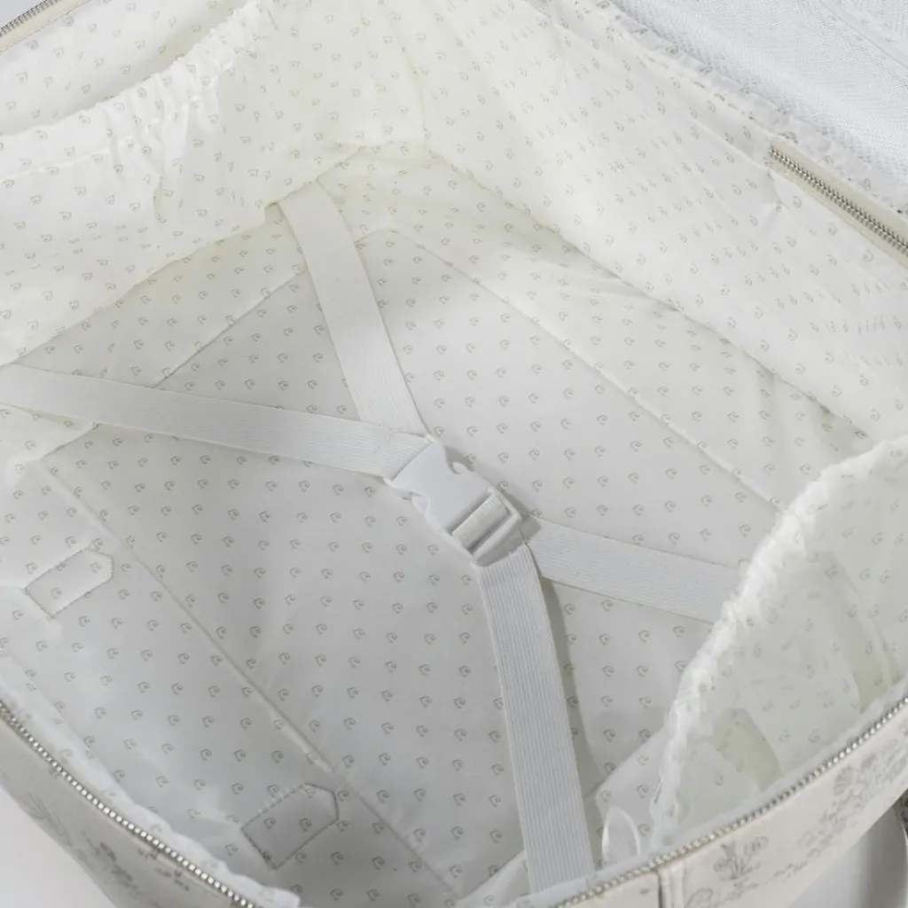 Pasito a pasito Valise de maternité Toile de Jouy Cream