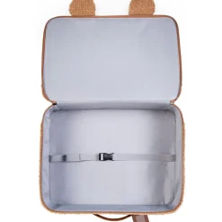 Valise enfant Mini Traveller en teddy brun Enfant Valise Enfant