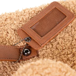 Valise enfant Mini Traveller en teddy brun Enfant Valise Enfant