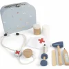 Filibabba Valisette de jeu Jouets en bois Petit Docteur