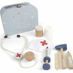 Filibabba Valisette de jeu Jouets en bois Petit Docteur